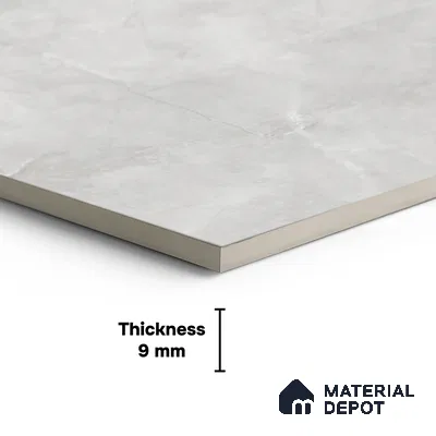Marble Look Wall & Floor Tile TL 05842 Quantum Pulpis 8 ft x 4 ft Matte Finish Vitrified Large Format Tile - 9 mm | Suitable for Living Room, Bedroom, Office | Adhesive and Spacers Must be Used During Installation