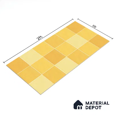 Subway Wall Tile TL 05848 B Tones Toffee Delight 2 ft x 1 ft Ceramic Glossy Finish - 9 mm | Suitable for Bathroom, Kitchen & Backsplashes | Please Expect a Slight Variation of Pattern