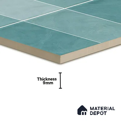 Subway Wall Tile TL 05848 F Tones Twilight Haze 2 ft x 1 ft Ceramic Glossy Finish - 9 mm | Suitable for Bathroom, Kitchen & Backsplashes | Please Expect a Slight Variation of Pattern