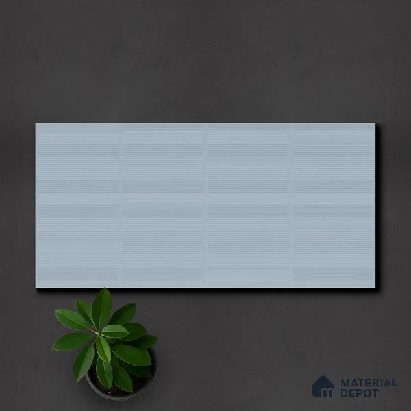 Subway Wall Tile TL 05849 C Tones Evening Glow 2 ft x 1 ft Ceramic Matte Finish - 9 mm | Suitable for Bathroom, Kitchen & Backsplashes | Please Expect a Slight Variation of Pattern