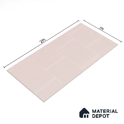 Subway Wall Tile TL 05849 Tones Stone Whisper 2 ft x 1 ft Ceramic Matte Finish - 9 mm | Suitable for Bathroom, Kitchen & Backsplashes | Please Expect a Slight Variation of Pattern