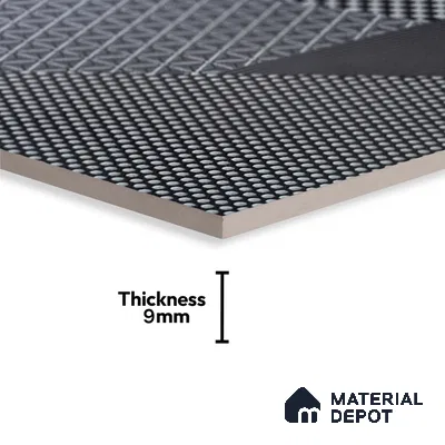 Patterned Wall & Floor Tile TL 05902 Origami 297 mm x 297 mm Vitrified - 9 mm | Suitable For Wet Area, Living Room, Bedroom, Kitchen