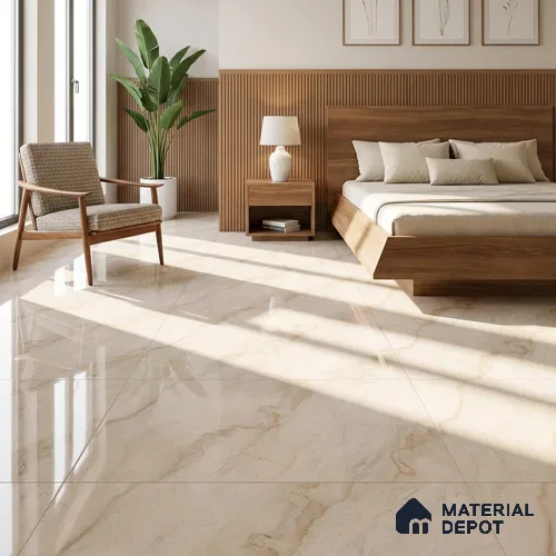 Budget Friendly Endless Wall & Floor Tile Value for Money TL 05939 Terravia Camelis 4 ft x 2 ft - Vitrified Endless Glossy Finish - 8.5 mm | 7 Random Designs | Suitable for Living Room, Bedroom & Bathroom