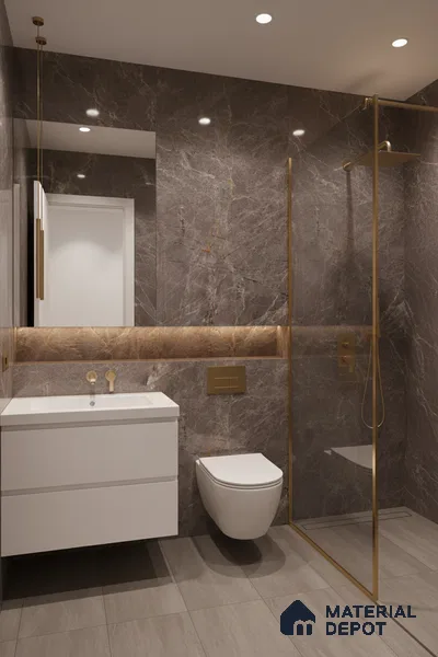 Budget Friendly Endless Wall & Floor Tile Value for Money TL 05944 B Terravia Patacho 4 ft x 2 ft - Vitrified Endless Glossy Finish - 8.5 mm | 5 Random Designs | Suitable for Living Room, Bedroom & Bathroom (Sample)