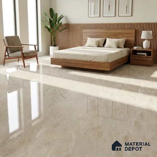 Budget Friendly Endless Wall & Floor Tile Value for Money TL 05951 Terravia Recton 4 ft x 2 ft - Vitrified Endless Glossy Finish - 8.5 mm | 4 Random Designs | Suitable for Living Room, Bedroom & Bathroom