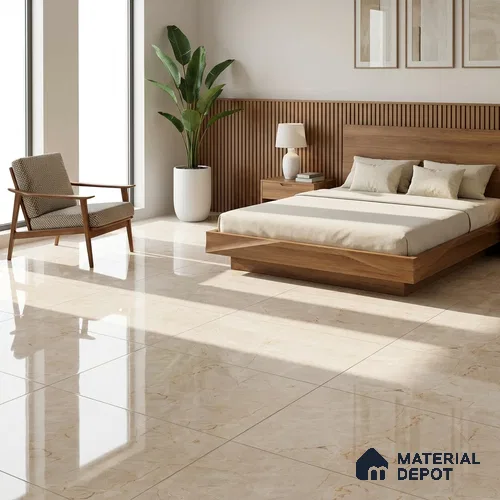 Budget Friendly Endless Wall & Floor Tile Value for Money TL 05952 B Terravia Ritzea 4 ft x 2 ft - Vitrified Endless Glossy Finish - 8.5 mm | 4 Random Designs | Suitable for Living Room, Bedroom & Bathroom