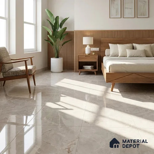 Budget Friendly Endless Wall & Floor Tile Value for Money TL 05952 Terravia Ritzon 4 ft x 2 ft - Vitrified Endless Glossy Finish - 8.5 mm | 4 Random Designs | Suitable for Living Room, Bedroom & Bathroom