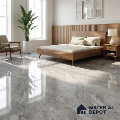 Budget Friendly Endless Wall & Floor Tile Value for Money TL 05958 Terravia Etavon 4 ft x 2 ft - Vitrified Endless Glossy Finish - 8.5 mm | 4 Random Designs | Suitable for Living Room, Bedroom & Bathroom