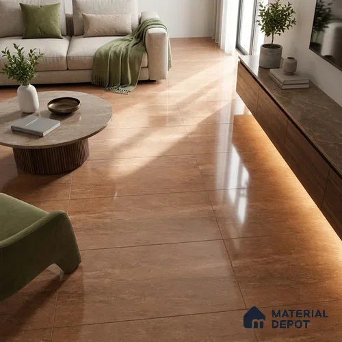 Budget Friendly Marble Endless Wall & Floor Value For Money Tile TL 05960 Denzon 4 ft x 2 ft Glossy Finish Vitrified Tile - 8.5 mm | 4 Random Designs | Suitable For Living Room, Bedroom, Dining
