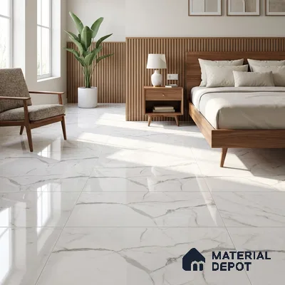 Budget Friendly Endless Wall & Floor Tile Value for Money TL 05962 Terravia Statuvia 4 ft x 2 ft - Vitrified Endless Glossy Finish - 8.5 mm | 4 Random Designs | Suitable for Living Room, Bedroom & Bathroom