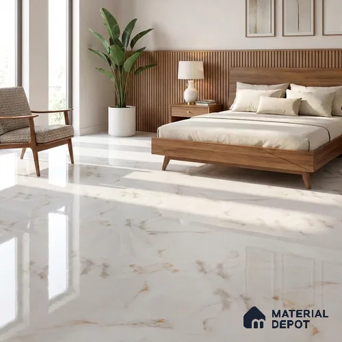 Budget Friendly Endless Wall & Floor Tile Value for Money TL 05963 Terravia Vennix 4 ft x 2 ft - Vitrified Endless Glossy Finish - 8.5 mm | 4 Random Designs | Suitable for Living Room, Bedroom & Bathroom