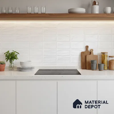 Punch Wall Tile TL 05987 709 G 2 ft x 1 ft Ceramic Glossy Finish - 7.5 mm | Suitable For Kitchen, Bathroom (Sample)
