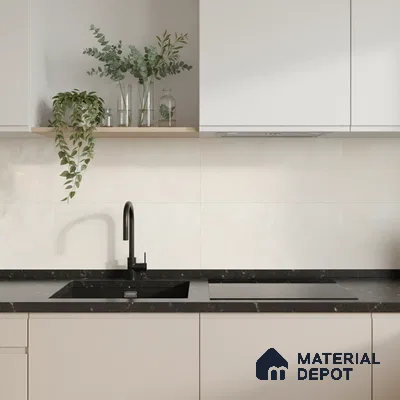 Marble Wall Tile TL 05989 6052 L Light 2 ft x 1 ft Ceramic Matte Finish - 7.5 mm | Suitable For Kitchen, Bathroom (Sample)