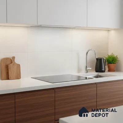 Wooden Wall Tile TL 05995 B 6152 D Dark 2 ft x 1 ft Ceramic Matte Finish - 7.5 mm | Suitable For Kitchen, Bathroom (Sample)