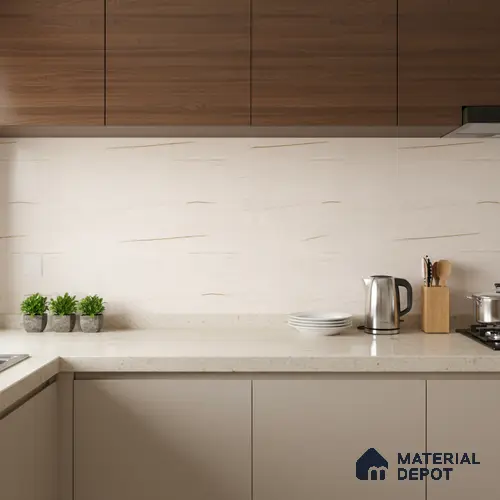 Endless Wall Tile TL 06002 B 26001 D Dark 2 ft x 1 ft Ceramic Glue Matte Finish - 7.5 mm | Suitable For Kitchen, Bathroom