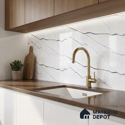 Endless Wall Tile TL 06003 B 26005 D Dark 2 ft x 1 ft Ceramic Glue Matte Finish - 7.5 mm | Suitable For Kitchen, Bathroom (Sample)
