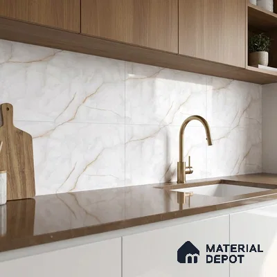 Endless Wall Tile TL 06004 B 26011 D Dark 2 ft x 1 ft Ceramic Glue Matte Finish - 7.5 mm | Suitable For Kitchen, Bathroom (Sample)