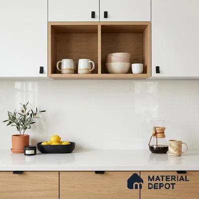 Terrazzo Counter Top Slab TL 06033 Galaxy White 8 ft x 2.6 ft mm Full Body Vitrified Glossy Finish - 15 mm | Suitable For Counter Top, Dining Table Top & Window Frame