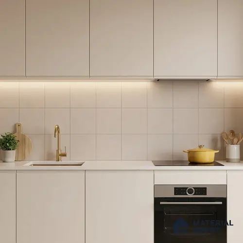 Subway Floor & Wall Tile TL 06044 Doric Dusty Plain 200 x 200 mm Vitrified Matte Finish - 9 mm | Ideal For Bathroom, Kitchen | 2 mm Spacer is Mandatory | Please Expect a Slight Variation of Pattern