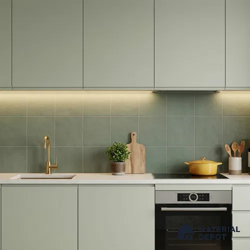 Subway Wall & Floor Tile TL 06054 Greek Plain 200 x 200 mm Vitrified Matte Finish - 9 mm | Ideal For Bathroom, Kitchen | 2 mm Spacer is Mandatory | Please Expect a Slight Variation of Pattern