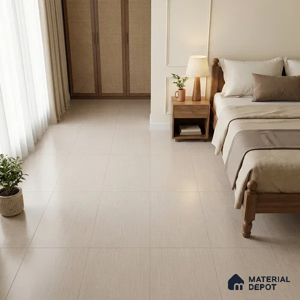 Punch Look Wall & Floor Matte Finish Bone Vitrified Tile | TL 06092 B 4 ft x 2 ft - 9 mm | Suitable For Living Room, Hall & Foyer