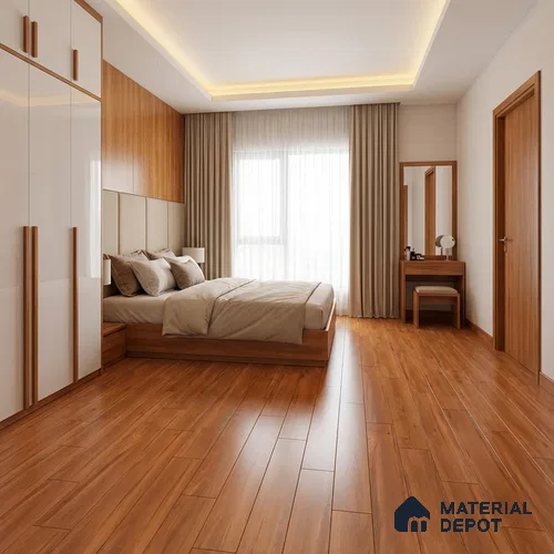 Wood Floor Tile TL 06103 5402 1200 x 200 mm Vitrified Matte Finish - 9 mm | 6 Random Design | Suitable For Living Room, Bedroom, Kitchen | 2-3 mm Spacer is Mandatory