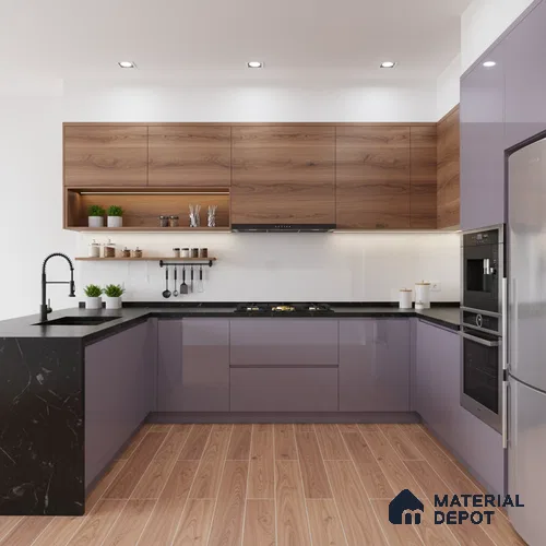 Wood Floor Tile TL 06106 6601 1200 x 200 mm Vitrified Matte Finish - 9 mm | 18 Random Design | Suitable For Living Room, Bedroom, Kitchen | 2-3 mm Spacer is Mandatory