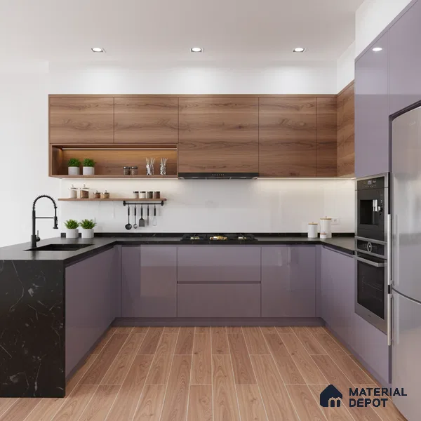 Wood Floor Tile TL 06106 6601 1200 x 200 mm Vitrified Matte Finish - 9 mm | 18 Random Design | Suitable For Living Room, Bedroom, Kitchen | 2-3 mm Spacer is Mandatory (Sample)