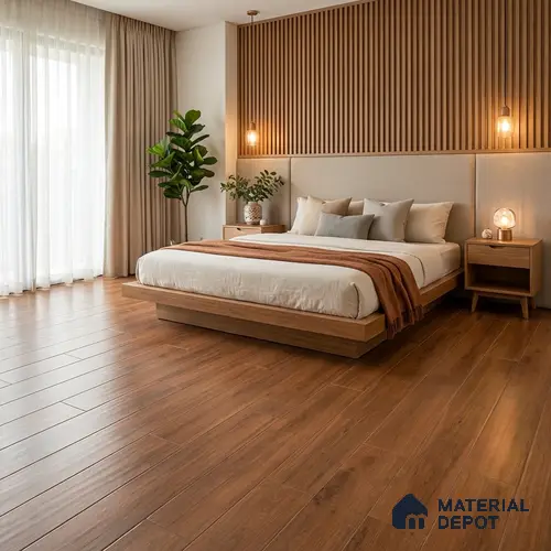 Wood Floor Tile TL 06106 6601 1200 x 200 mm Vitrified Matte Finish - 9 mm | 18 Random Design | Suitable For Living Room, Bedroom, Kitchen | 2-3 mm Spacer is Mandatory