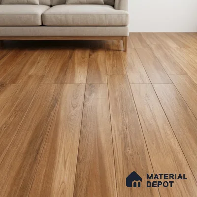 Wood Floor Tile TL 06107 6602 1200 x 200 mm Vitrified Matte Finish - 9 mm | 18 Random Design | Suitable For Living Room, Bedroom, Kitchen | 2-3 mm Spacer is Mandatory (Sample)