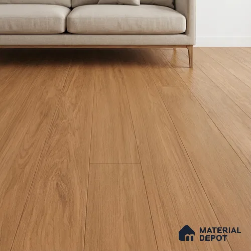 Wood Floor Tile TL 06111 Aspen Brown 1200 x 200 mm Vitrified Matte Finish - 9 mm | 12 Random Design | Suitable For Living Room, Bedroom, Kitchen | 2-3 mm Spacer is Mandatory
