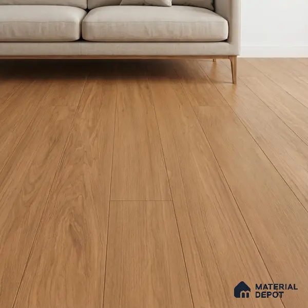 Wood Floor Tile TL 06111 Aspen Brown 1200 x 200 mm Vitrified Matte Finish - 9 mm | 12 Random Design | Suitable For Living Room, Bedroom, Kitchen | 2-3 mm Spacer is Mandatory
