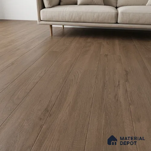 Wood Floor Tile TL 06113 Classic Black 1200 x 200 mm Vitrified Matte Finish - 9 mm | 12 Random Design | Suitable For Living Room, Bedroom, Kitchen | 2-3 mm Spacer is Mandatory