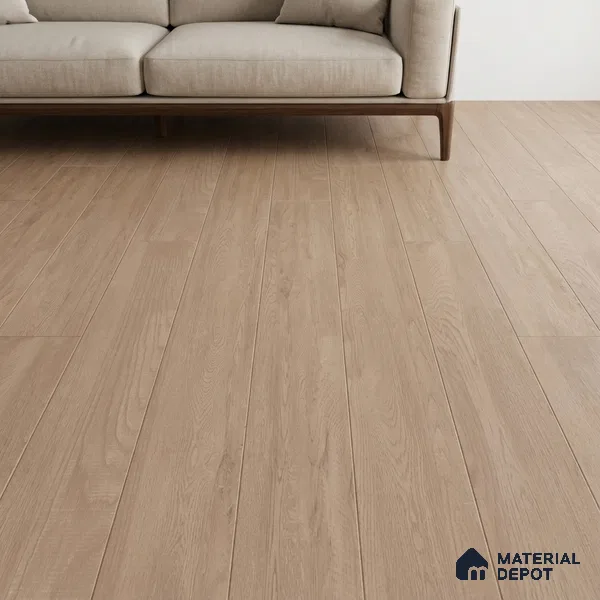 Wood Floor Tile TL 06114 Classic Grey 1200 x 200 mm Vitrified Matte Finish - 9 mm | 12 Random Design | Suitable For Living Room, Bedroom, Kitchen | 2-3 mm Spacer is Mandatory