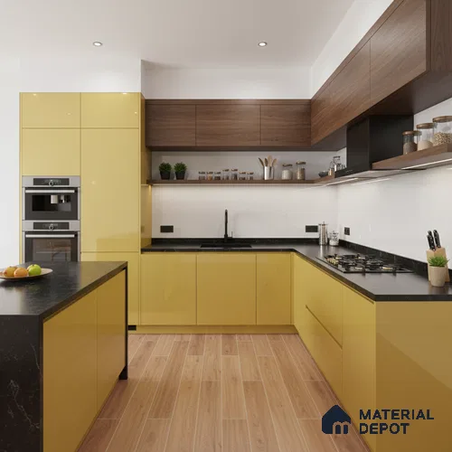 Wood Floor Tile TL 06115 Empire Natural 1200 x 200 mm Vitrified Matte Finish - 9 mm | 12 Random Design | Suitable For Living Room, Bedroom, Kitchen | 2-3 mm Spacer is Mandatory
