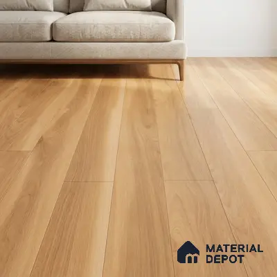 Wood Floor Tile TL 06117 Nordic Honey 1200 x 200 mm Vitrified Matte Finish - 9 mm | 12 Random Design | Suitable For Living Room, Bedroom, Kitchen | 2-3 mm Spacer is Mandatory