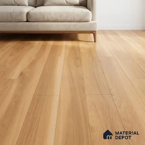 Wood Floor Tile TL 06117 Nordic Honey 1200 x 200 mm Vitrified Matte Finish - 9 mm | 12 Random Design | Suitable For Living Room, Bedroom, Kitchen | 2-3 mm Spacer is Mandatory
