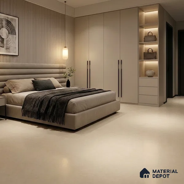 Cement Floor & Wall Tile TL 06132 C Eternity Mist Grande 4 ft x 2 ft Vitrified Colour Body Matte Finish - 9 mm | Suitable For Living Room, Bedroom, Bathroom, Kitchen