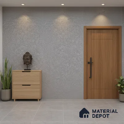 Punch Floor & Wall Tile TL 06137 B Rock Lapatto Grey 4 ft x 2 ft | Lappato Matte Finish Full Body Vitrified Tile - 9 mm | Ideal For Living Room, Bedroom, Bathroom, Kitchen (Sample)