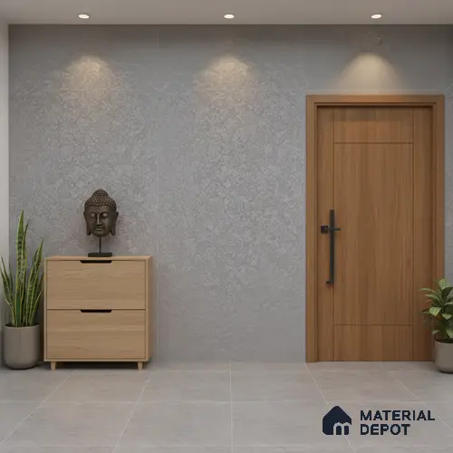 Punch Floor & Wall Tile TL 06137 B Rock Lapatto Grey 4 ft x 2 ft | Lappato Matte Finish Full Body Vitrified Tile - 9 mm | Ideal For Living Room, Bedroom, Bathroom, Kitchen