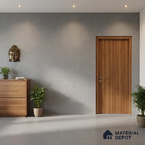 Punch Floor & Wall Tile TL 06137 C Rock Natural Grey 4 ft x 2 ft | Rock Matte Finish Full Body Vitrified Tile - 9 mm | Ideal For Living Room, Bedroom, Bathroom, Kitchen