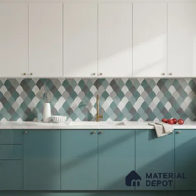 Moroccan Look Floor & Wall Tile TL 06146 Argo 2 ft x 2 ft Glitter Glossy Finish Vitrified Tile - 9 mm  | Suitable For Living Room, Dining, Bathroom & Kitchen | Please Expect a Slight Variation of Pattern (Sample)