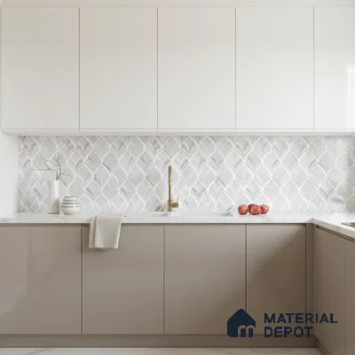 Moroccan Look Floor & Wall Tile TL 06148 Antares 2 ft x 2 ft Sinker Finish Vitrified Tile - 9 mm | Suitable For Kitchen, Accent/Feature Wall, Bathroom | Please Expect a Slight Variation of Pattern