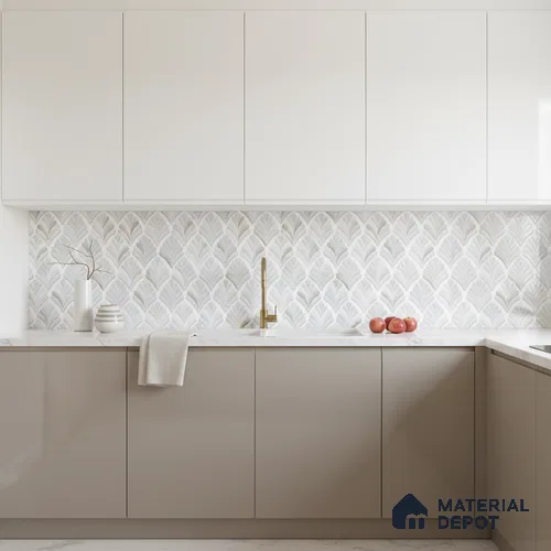 Moroccan Look Floor & Wall Tile TL 06148 Antares 2 ft x 2 ft Sinker Finish Vitrified Tile - 9 mm  | Suitable For Living Room, Dining, Bathroom & Kitchen | Please Expect a Slight Variation of Pattern