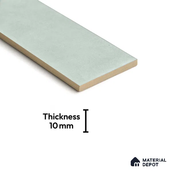 Subway Wall Tile TL 06161 B Eclat Blanc Glossy Brilliance 12 x 3 inch Ceramic Glossy Finish - 10 mm | 48 Random Design | Suitable for Accent / Feature Walls, Bathroom, Kitchen Wall & Backsplashes
