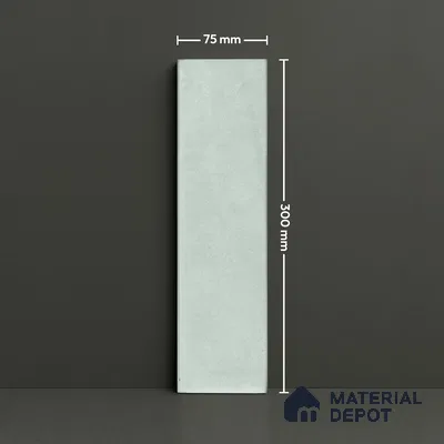 Subway Wall Tile TL 06161 B Eclat Blanc Glossy Brilliance 12 x 3 inch Ceramic Glossy Finish - 10 mm | 48 Random Design | Suitable for Accent / Feature Walls, Bathroom, Kitchen Wall & Backsplashes