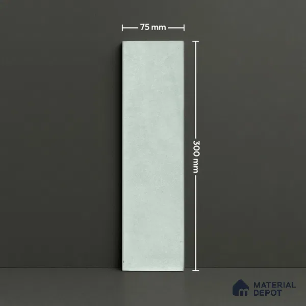 Subway Wall Tile TL 06161 B Eclat Blanc Glossy Brilliance 12 x 3 inch Ceramic Glossy Finish - 10 mm | 48 Random Design | Suitable for Accent / Feature Walls, Bathroom, Kitchen Wall & Backsplashes