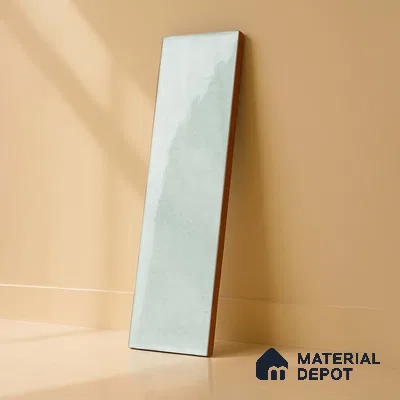 Subway Wall Tile TL 06161 B Eclat Blanc Glossy Brilliance 12 x 3 inch Ceramic Glossy Finish - 10 mm | 48 Random Design | Suitable for Accent / Feature Walls, Bathroom, Kitchen Wall & Backsplashes