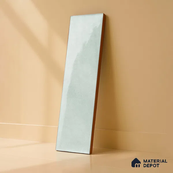 Subway Wall Tile TL 06161 B Eclat Blanc Glossy Brilliance 12 x 3 inch Ceramic Glossy Finish - 10 mm | 48 Random Design | Suitable for Accent / Feature Walls, Bathroom, Kitchen Wall & Backsplashes