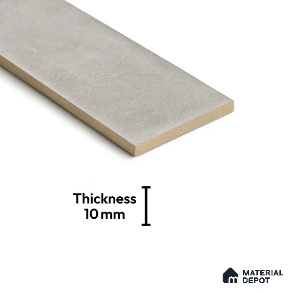 Subway Wall Tile TL 06161 C Eclat Blanc Shimmer Shine 12 x 3 inch Ceramic Glossy Finish - 10 mm | 48 Random Design | Suitable for Accent / Feature Walls, Bathroom, Kitchen Wall & Backsplashes